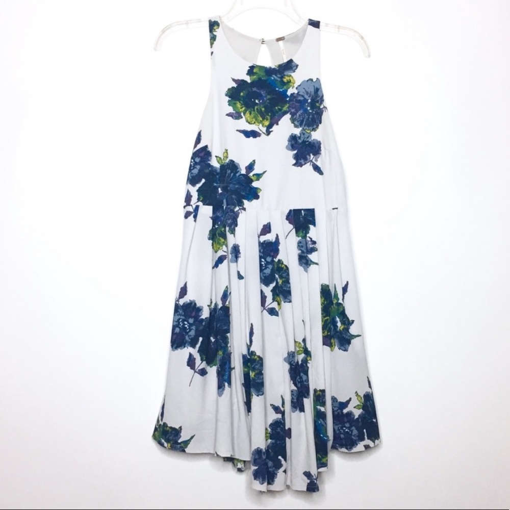 Free People Flutterby Floral Dress Cloud Combo 2 - Picture 3 of 8